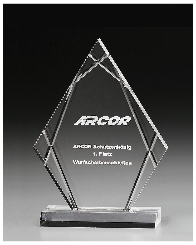 Acryltroph�e Diamond-Peak