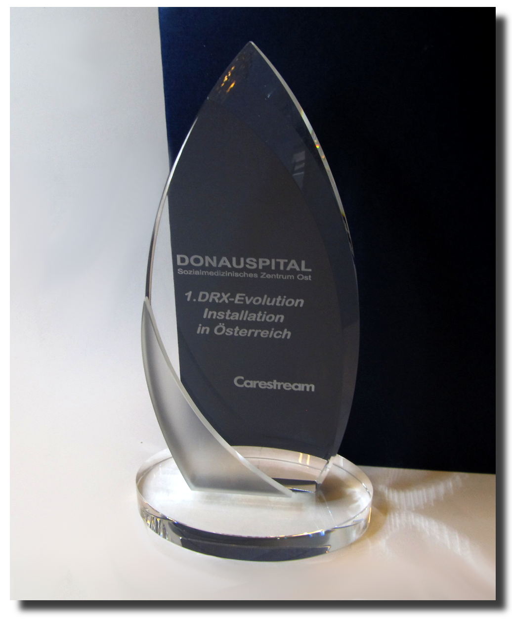 Glaspokal Arrowhead mit Lasergravur Glaspokal Arrowhead mit Lasergravur