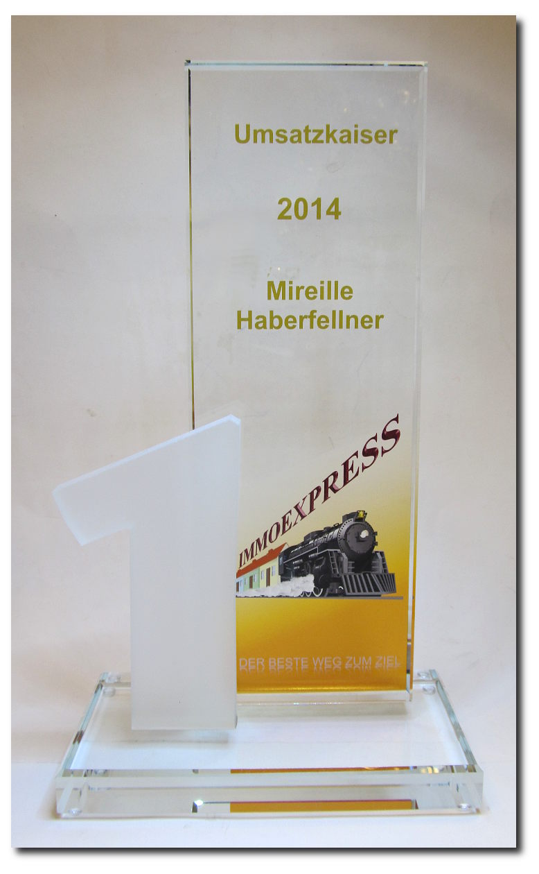 Glaspokal mit UV-Druck Glaspokal mit UV-Druck