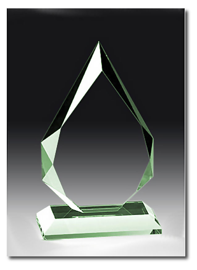 Jade-Glastrophäe Jade-Glastrophäe