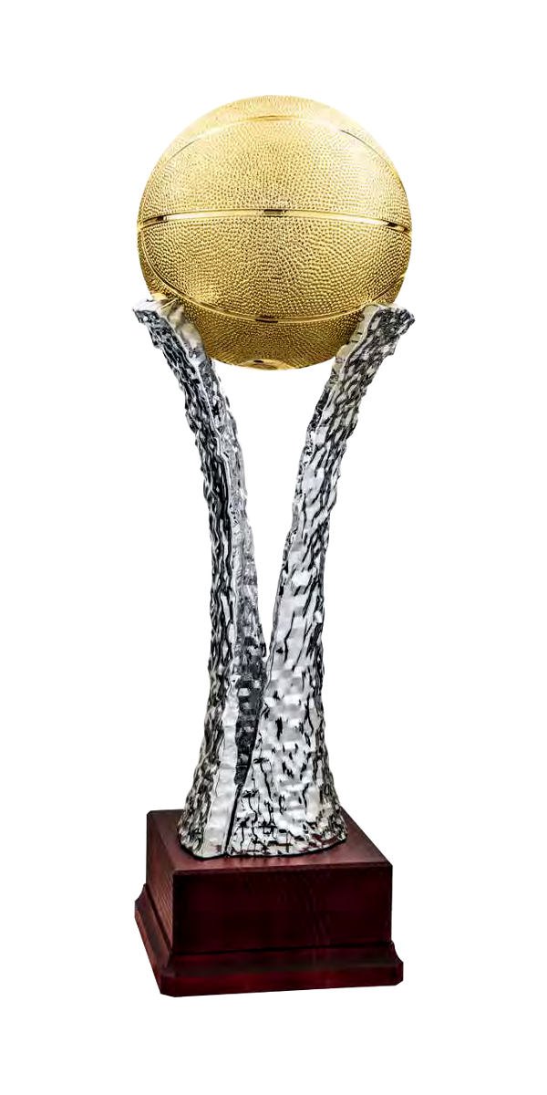 Glaspokale mit Gravur, Glastroph&auml;en, Glasawards, 3D Foto Glasgravur, Pokale:  Basketballpokal SO-6717