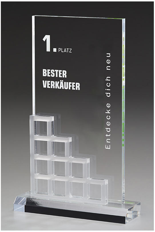 Acrylglaspokal Cascade