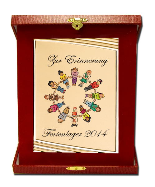 Glaspokale mit Gravur, Glastroph&auml;en, Glasawards, 3D Foto Glasgravur, Pokale:  Ehrentafel-gold-hoch