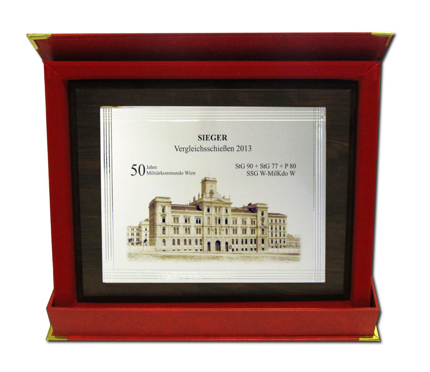 Glaspokale mit Gravur, Glastroph&auml;en, Glasawards, 3D Foto Glasgravur, Pokale:  Ehrentafel-Milano-silber