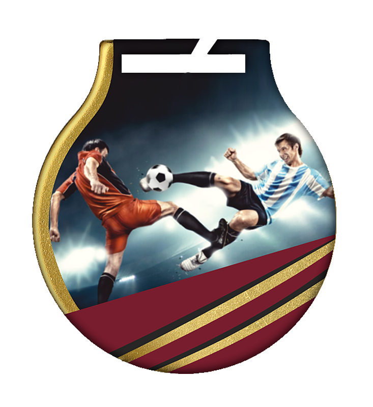 Glaspokale mit Gravur, Glastroph&auml;en, Glasawards, 3D Foto Glasgravur, Pokale:  Sportmedaille Fu�ball