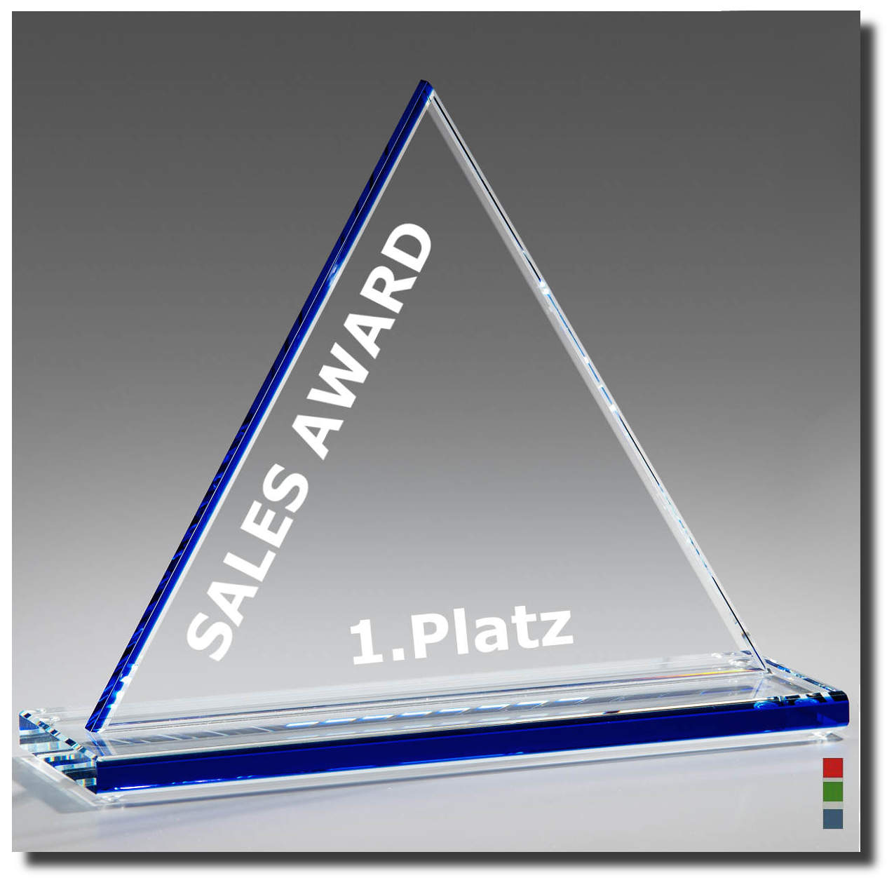 Glastroph�e Dreieck-farbe