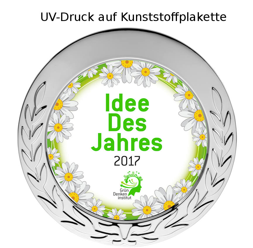 UV-Farbdruck auf Kunststoffplatte