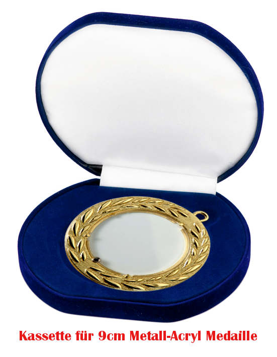 Kassette für grosse Metall-Acrylmedaille Kassette für grosse Metall-Acrylmedaille