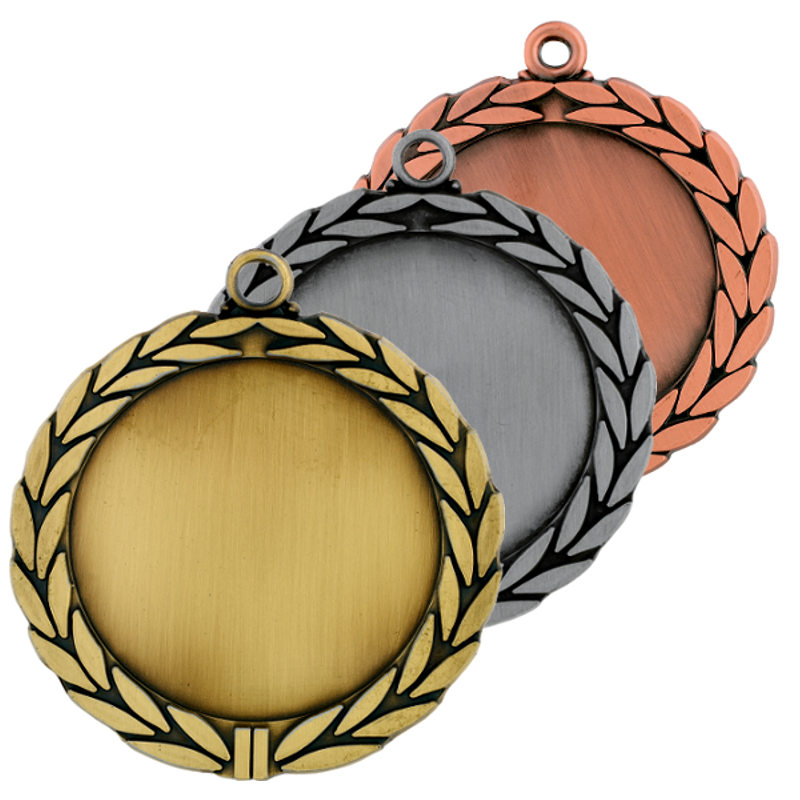 Glaspokale mit Gravur, Glastroph&auml;en, Glasawards, 3D Foto Glasgravur, Pokale:  Medaille M70-8A