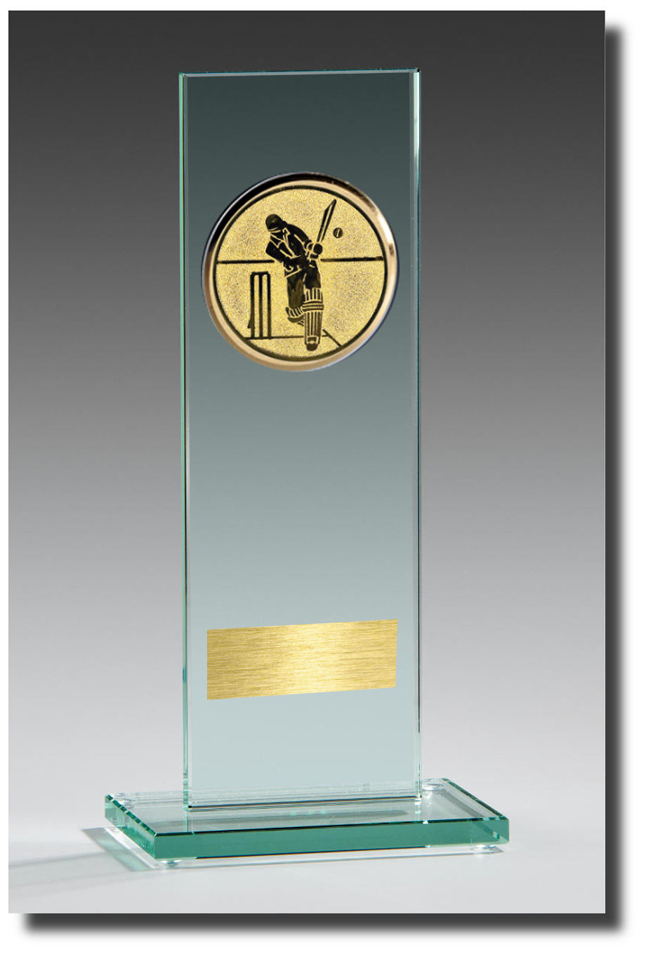 Glastroph�e Rechteck-green-Cricket