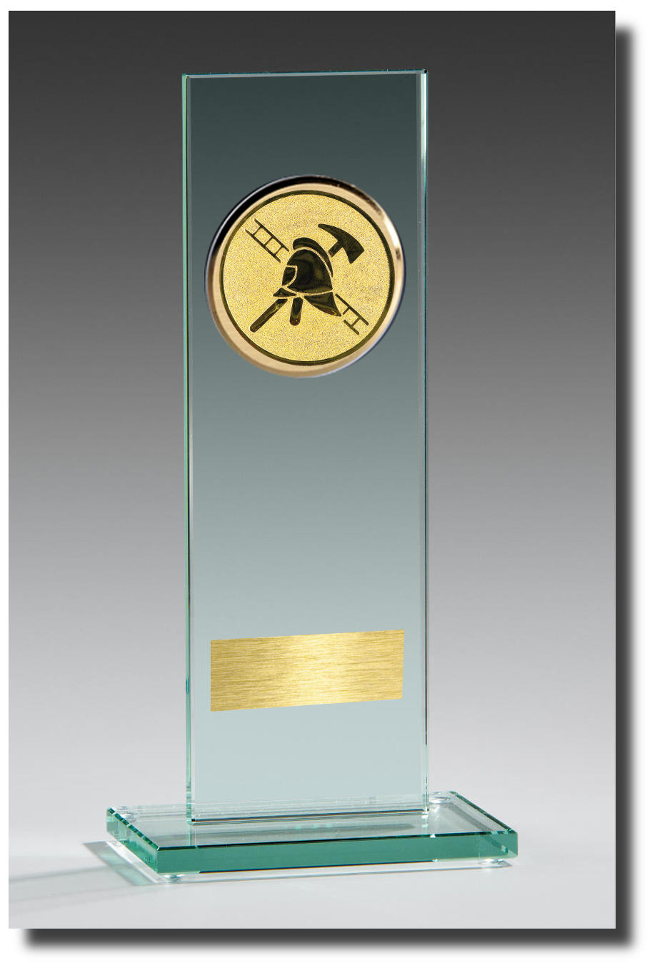 Glastroph�e Rechteck-green-Feuerwehr