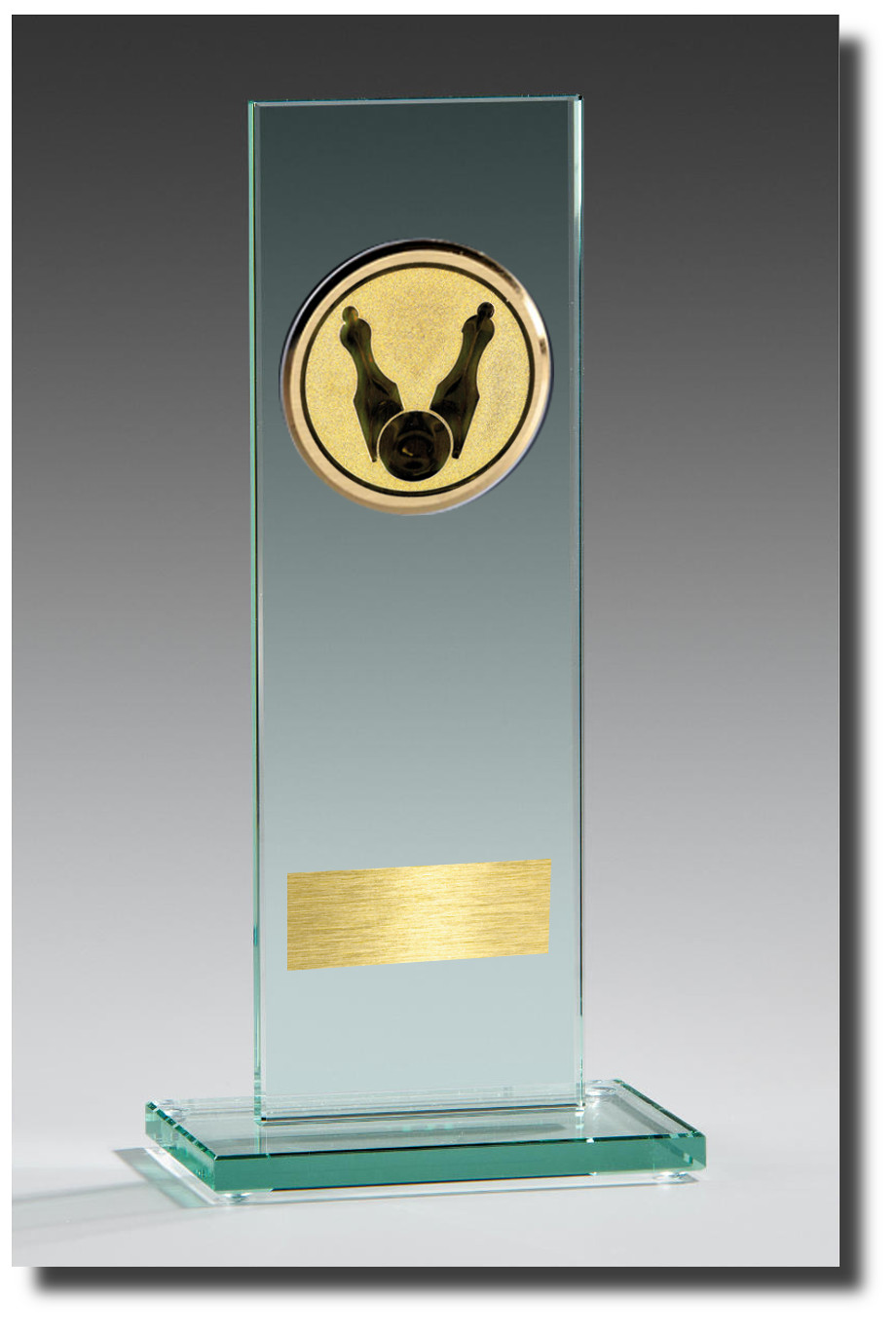 Glastroph�e Rechteck-green-Kegeln