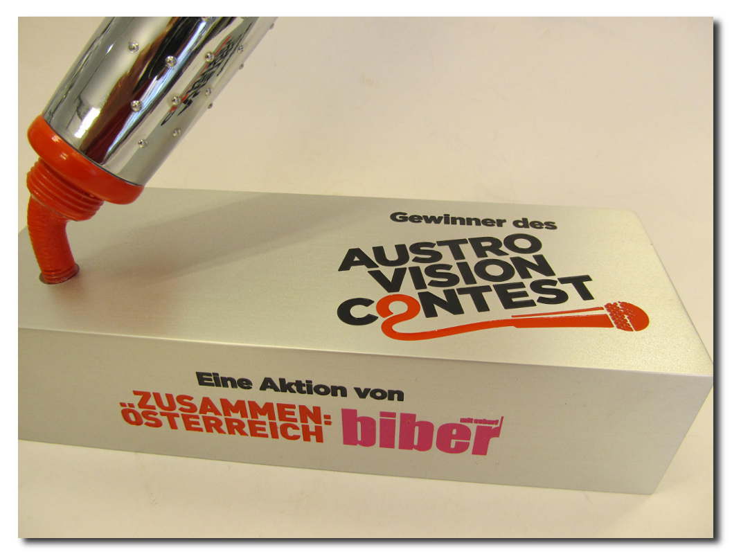 Aluminiumsockwl mit UV-Druck Aluminiumsockwl mit UV-Druck