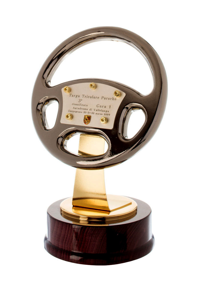 Glaspokale mit Gravur, Glastroph&auml;en, Glasawards, 3D Foto Glasgravur, Pokale:  Motorsportpokal - Sedan