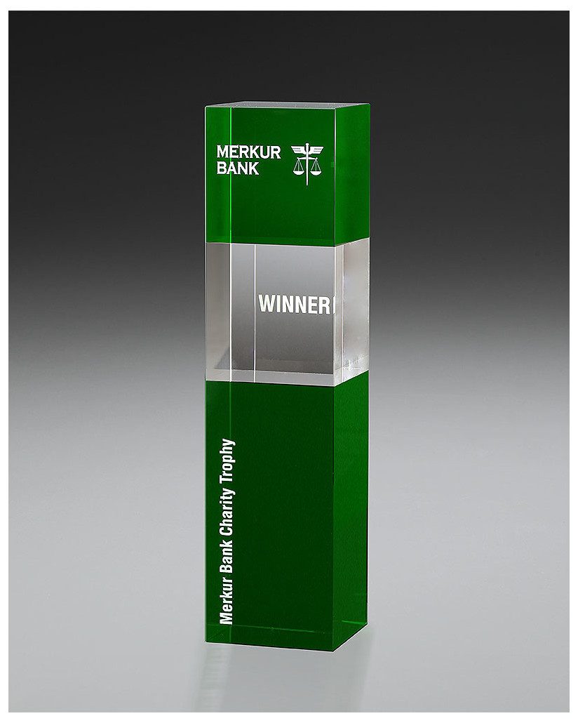 Glasaward Cubix-Green Glasaward Cubix-Green