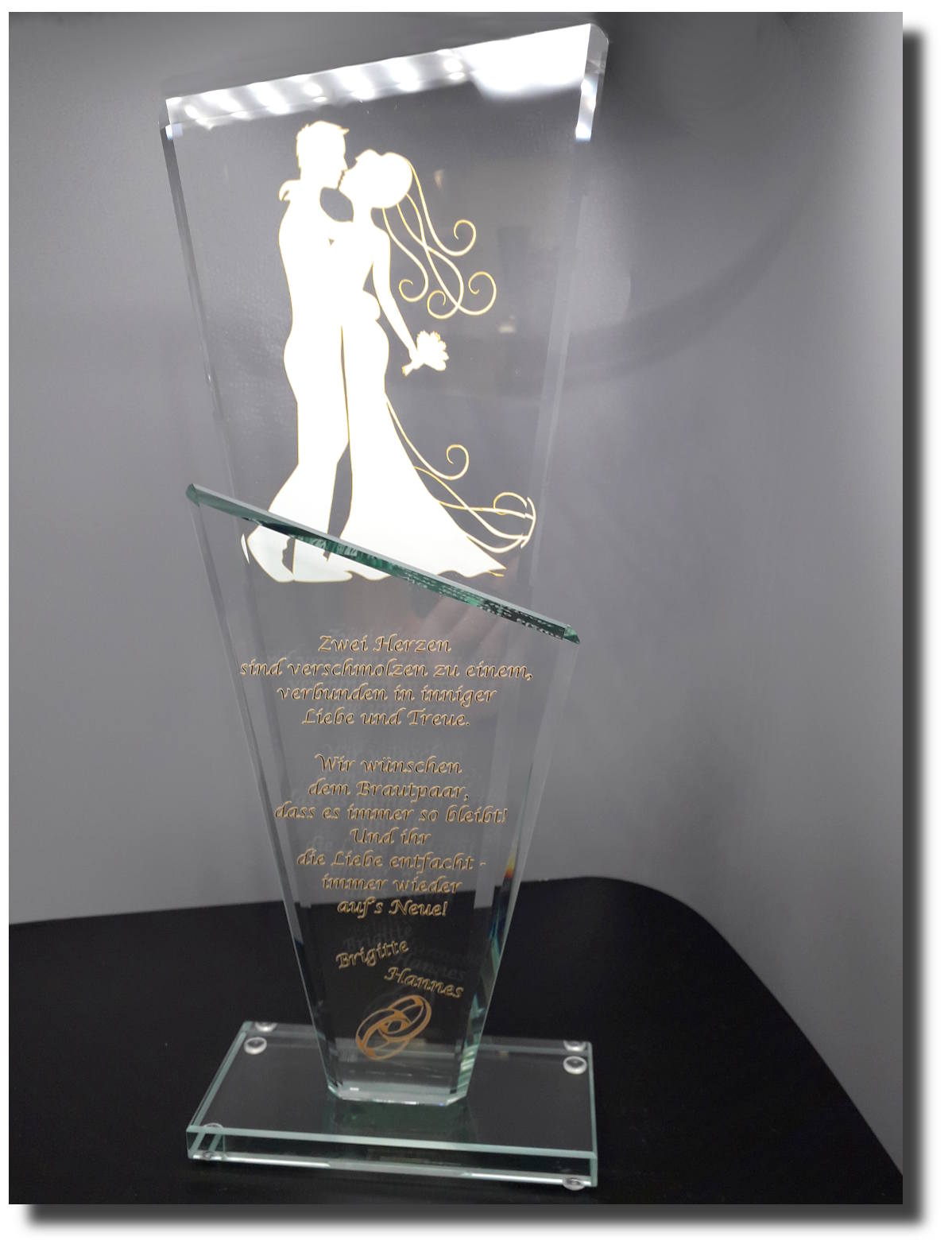 Glaspokal Eco mit UV-Druck Glaspokal Eco mit UV-Druck