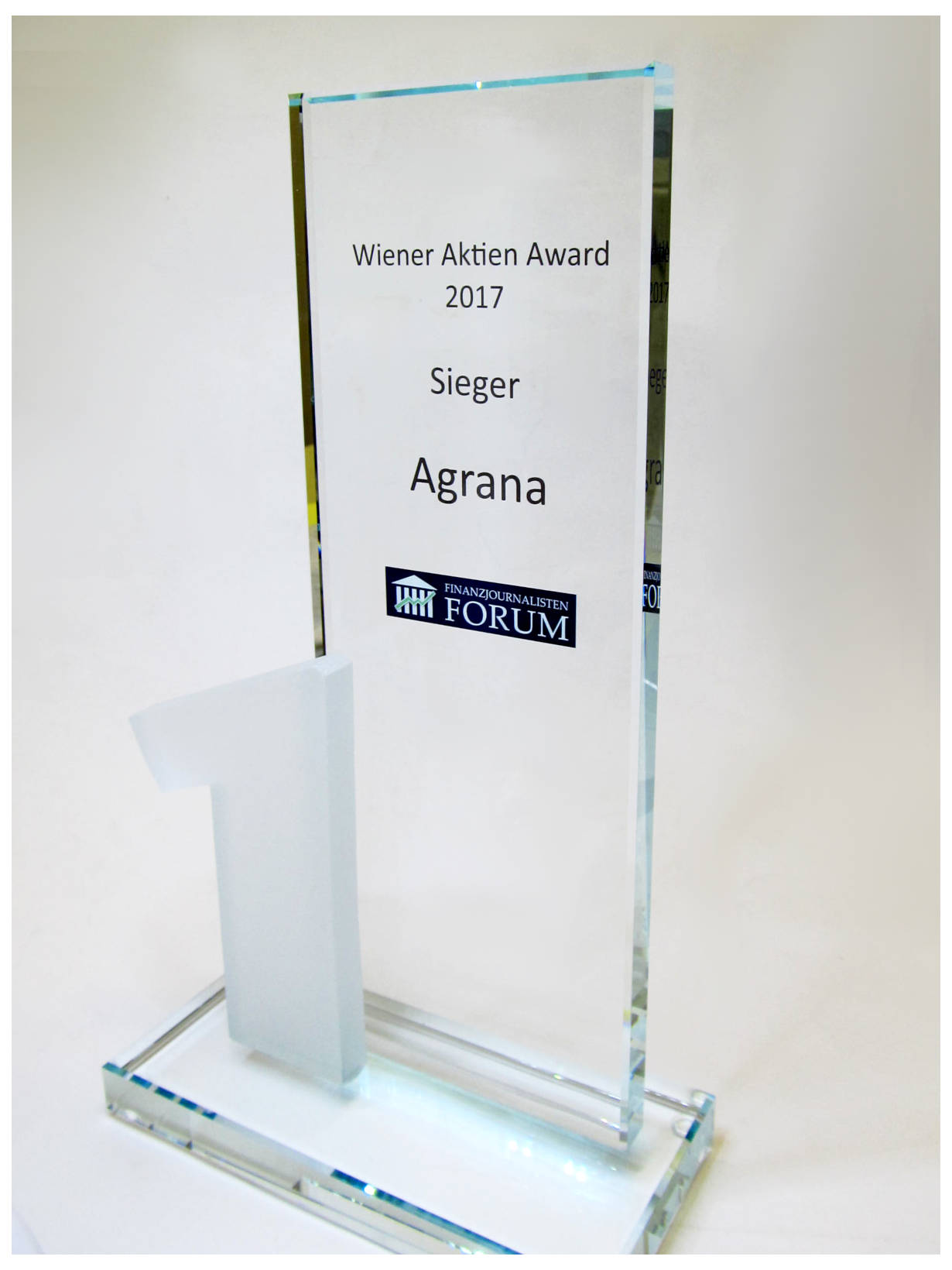 Glaspokal mit UV-Druck Glaspokal mit UV-Druck