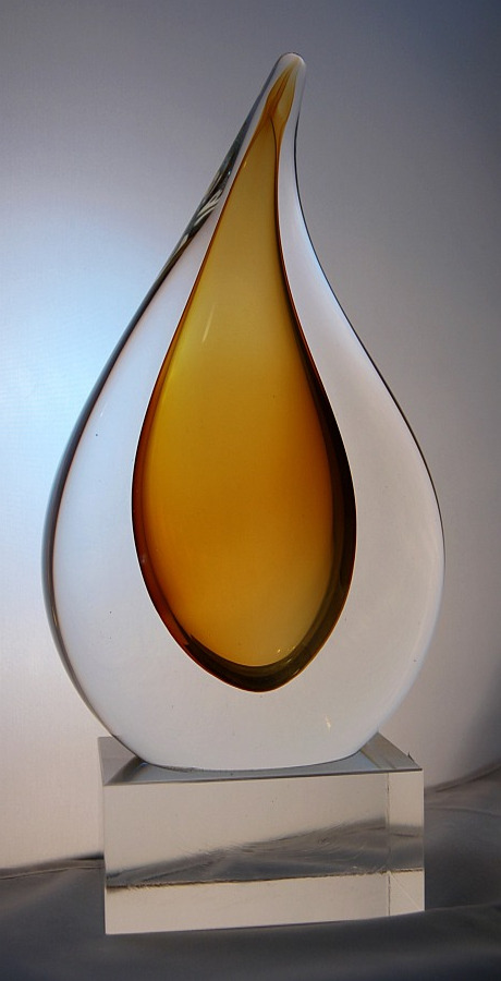 Glasskulptur Bernstein Glasskulptur Bernstein