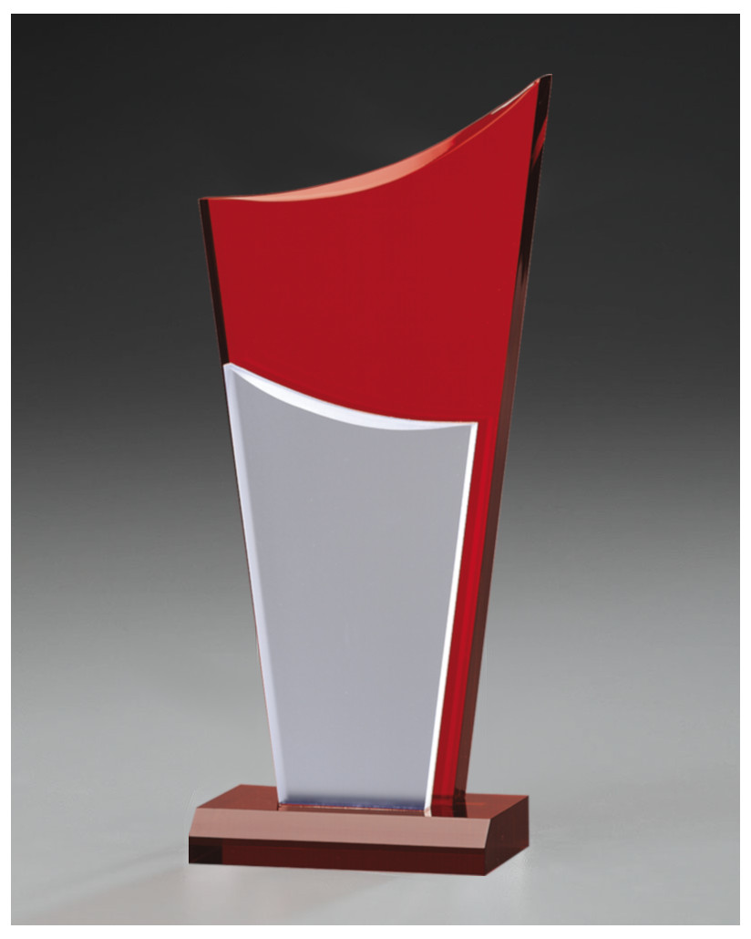 Glaspokale mit Gravur, Glastroph&auml;en, Glasawards, 3D Foto Glasgravur, Pokale:  Acryltroph�e Fire Drive