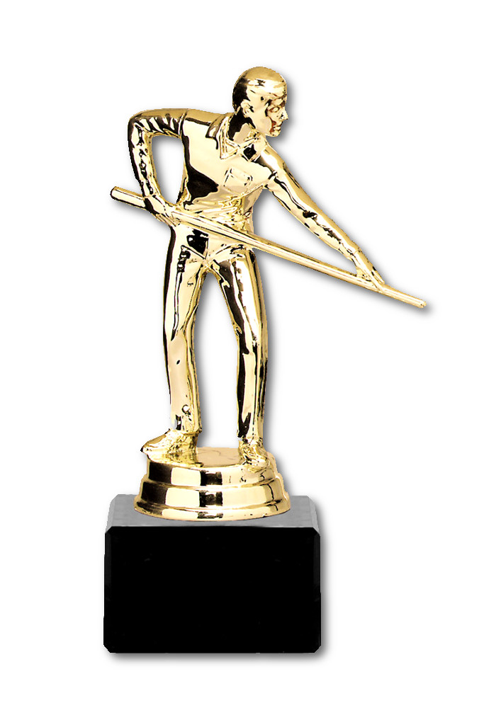 Glaspokale mit Gravur, Glastroph&auml;en, Glasawards, 3D Foto Glasgravur, Pokale:  Billardtroph�e B.16