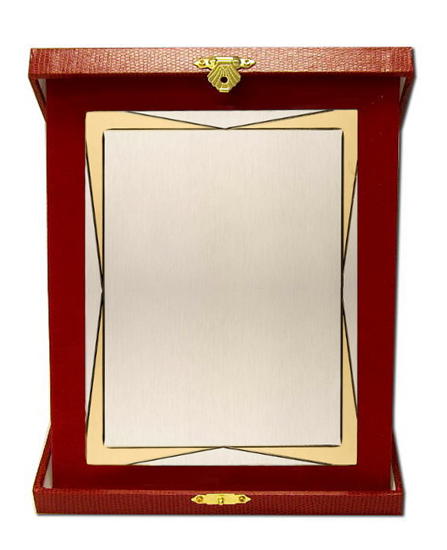 Glaspokale mit Gravur, Glastroph&auml;en, Glasawards, 3D Foto Glasgravur, Pokale:  Ehrentafel-Ravenna-hoch