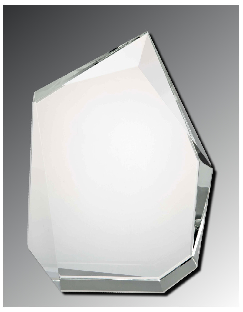 Glaspokale mit Gravur, Glastroph&auml;en, Glasawards, 3D Foto Glasgravur, Pokale:  Glasaward Matterhorn