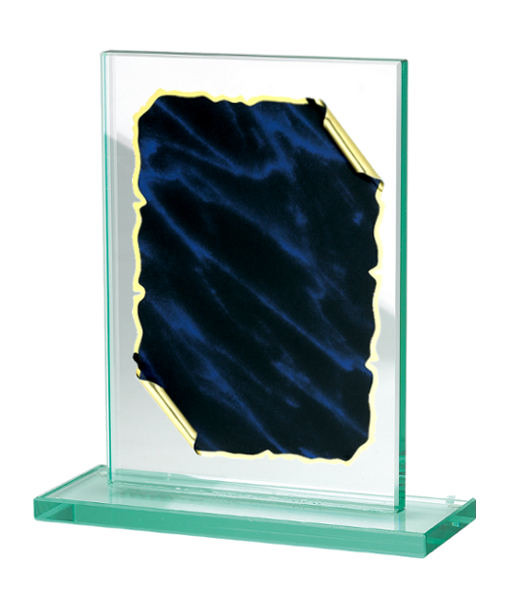 Glaspokale mit Gravur, Glastroph&auml;en, Glasawards, 3D Foto Glasgravur, Pokale:  Ehrenplatte Urkunde