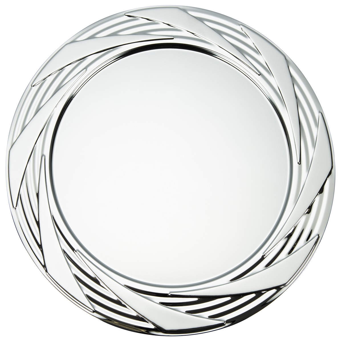 Glaspokale mit Gravur, Glastroph&auml;en, Glasawards, 3D Foto Glasgravur, Pokale:  Aluminiumteller GT.6