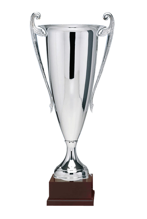 Glaspokale mit Gravur, Glastroph&auml;en, Glasawards, 3D Foto Glasgravur, Pokale:  Henkelpokal Magna-silber