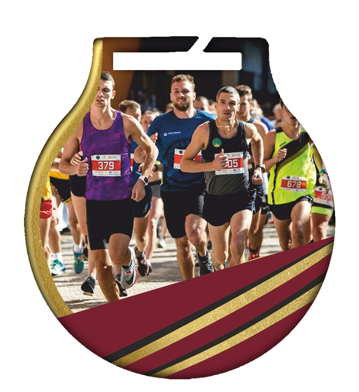 Glaspokale mit Gravur, Glastroph&auml;en, Glasawards, 3D Foto Glasgravur, Pokale:  Sportmedaille Laufen