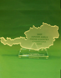 Glaspokale mit Gravur, Glastroph&auml;en, Glasawards, 3D Foto Glasgravur, Pokale:  Glasausschnitt-Austria